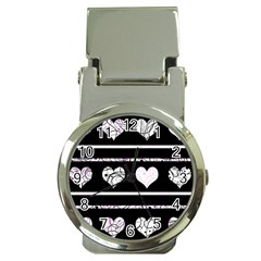 Elegant Harts Pattern Money Clip Watches