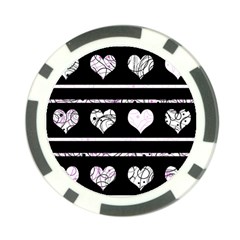 Elegant Harts Pattern Poker Chip Card Guards