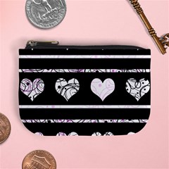 Elegant Harts Pattern Mini Coin Purses by Valentinaart