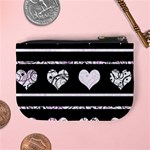 Elegant harts pattern Mini Coin Purses Back