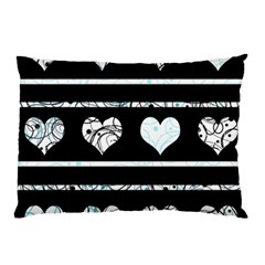 Elegant Harts Pattern Pillow Case by Valentinaart