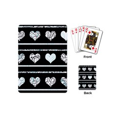 Elegant Harts Pattern Playing Cards (mini)  by Valentinaart