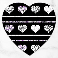 Elegant Harts Pattern Jigsaw Puzzle (heart)