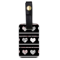 Elegant Harts Pattern Luggage Tags (one Side) 