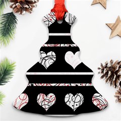 Elegant Harts Pattern Ornament (christmas Tree)