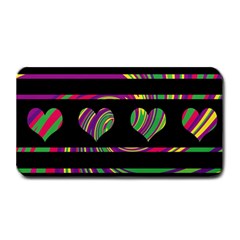 Colorful Harts Pattern Medium Bar Mats by Valentinaart