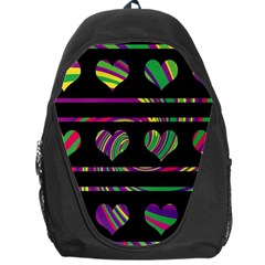 Colorful Harts Pattern Backpack Bag