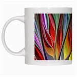 Fractal Bird of Paradise White Mug Left