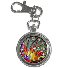 Fractal Bird Of Paradise Key Chain Watch by WolfepawFractals