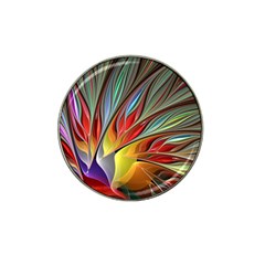 Fractal Bird Of Paradise Hat Clip Ball Marker