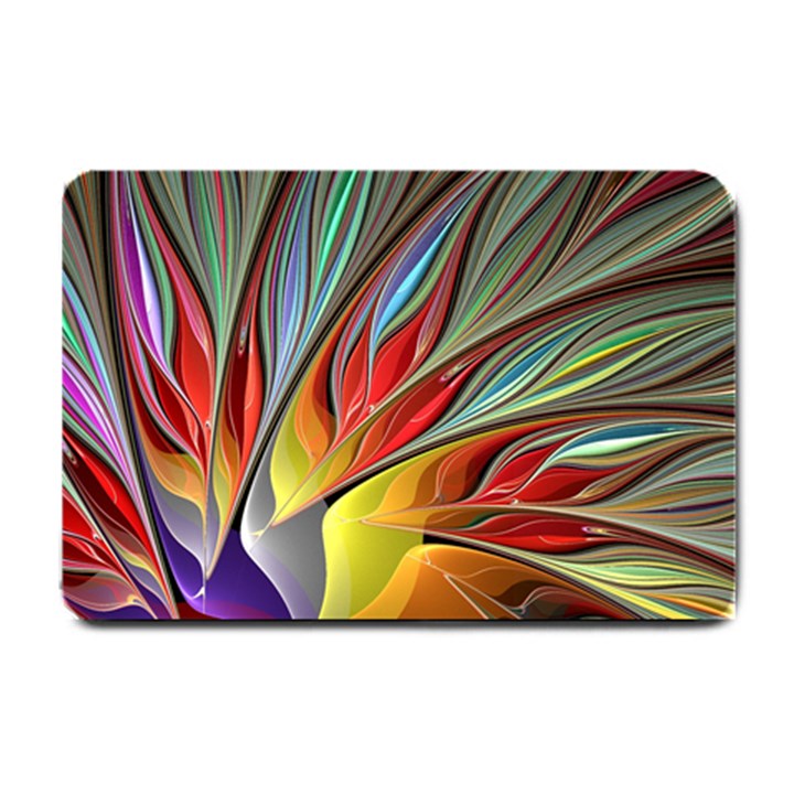 Fractal Bird of Paradise Small Doormat