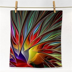 Fractal Bird Of Paradise Face Towel by WolfepawFractals