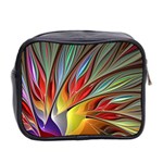 Fractal Bird of Paradise Mini Toiletries Bag (Two Sides) Back