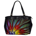 Fractal Bird of Paradise Oversize Office Handbag Front