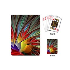 Fractal Bird Of Paradise Playing Cards (mini)