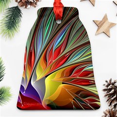 Fractal Bird Of Paradise Ornament (bell)