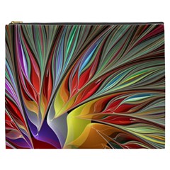 Fractal Bird Of Paradise Cosmetic Bag (xxxl) by WolfepawFractals