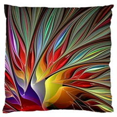 Fractal Bird Of Paradise Standard Flano Cushion Case (one Side)