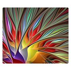 Fractal Bird Of Paradise Double Sided Flano Blanket (small) by WolfepawFractals