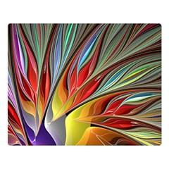 Fractal Bird Of Paradise Double Sided Flano Blanket (large) by WolfepawFractals