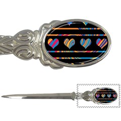 Colorful Harts Pattern Letter Openers