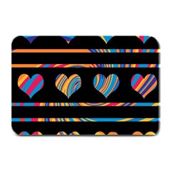 Colorful Harts Pattern Plate Mats