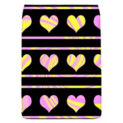 Pink And Yellow Harts Pattern Flap Covers (l) 