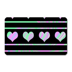 Pastel Harts Pattern Magnet (rectangular)