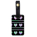 Pastel harts pattern Luggage Tags (One Side)  Front