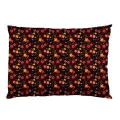 Exotic Colorful Flower Pattern Pillow Case by Brittlevirginclothing