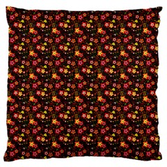 Exotic Colorful Flower Pattern Standard Flano Cushion Case (two Sides) by Brittlevirginclothing