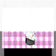 Cute Anime Girl Rectangular Jigsaw Puzzl by Brittlevirginclothing