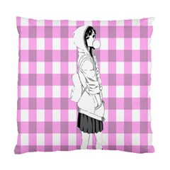 Cute Anime Girl Standard Cushion Case (two Sides) by Brittlevirginclothing