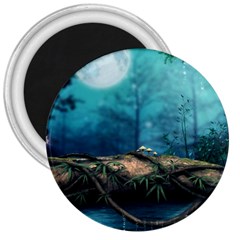 Fantasy Nature  3  Magnets by Brittlevirginclothing