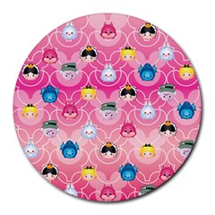 Alice In Wonderland Round Mousepads by reddyedesign