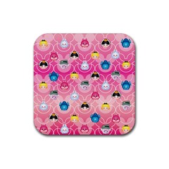 Alice In Wonderland Rubber Coaster (square)  by reddyedesign