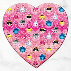 Alice In Wonderland Jigsaw Puzzle (heart) by reddyedesign