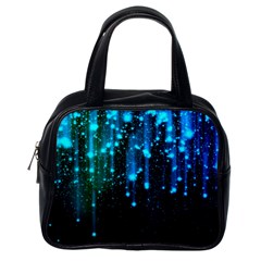 Abstract Stars Falling  Classic Handbags (one Side) by Brittlevirginclothing