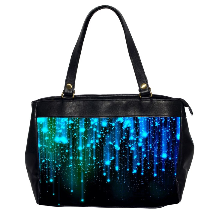 Abstract Stars Falling  Office Handbags (2 Sides) 