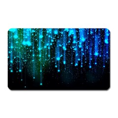 Abstract Stars Falling Magnet (rectangular) by Brittlevirginclothing