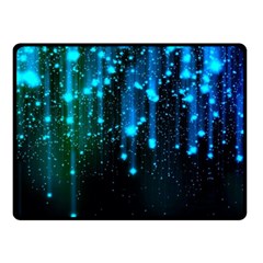 Abstract Stars Falling Fleece Blanket (small) by Brittlevirginclothing