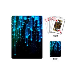 Abstract Stars Falling Playing Cards (mini)  by Brittlevirginclothing