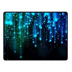 Abstract Stars Falling Double Sided Fleece Blanket (Small)  45 x34  Blanket Back