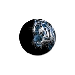 Ghost Tiger Golf Ball Marker by Brittlevirginclothing