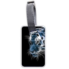 Ghost Tiger Luggage Tags (one Side)  by Brittlevirginclothing