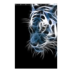 Ghost Tiger Shower Curtain 48  X 72  (small)  by Brittlevirginclothing