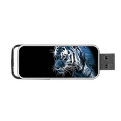 Ghost Tiger Portable Usb Flash (two Sides) by Brittlevirginclothing