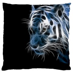 Ghost Tiger Standard Flano Cushion Case (one Side) by Brittlevirginclothing