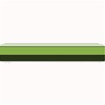 Greenery Stripes Pattern Horizontal Stripe Shades Of Spring Green Small Bar Mats 24 x4  Bar Mat