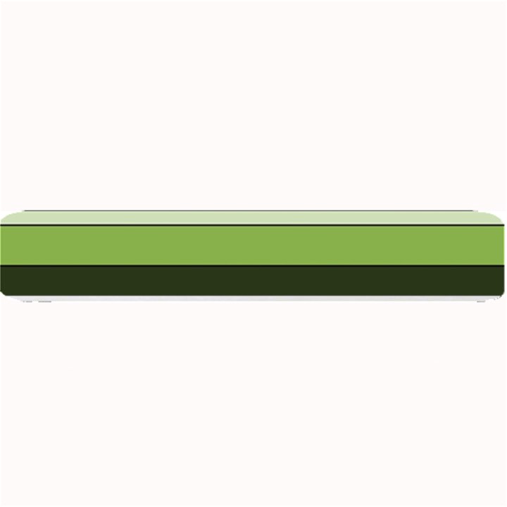 Greenery Stripes Pattern Horizontal Stripe Shades Of Spring Green Small Bar Mats